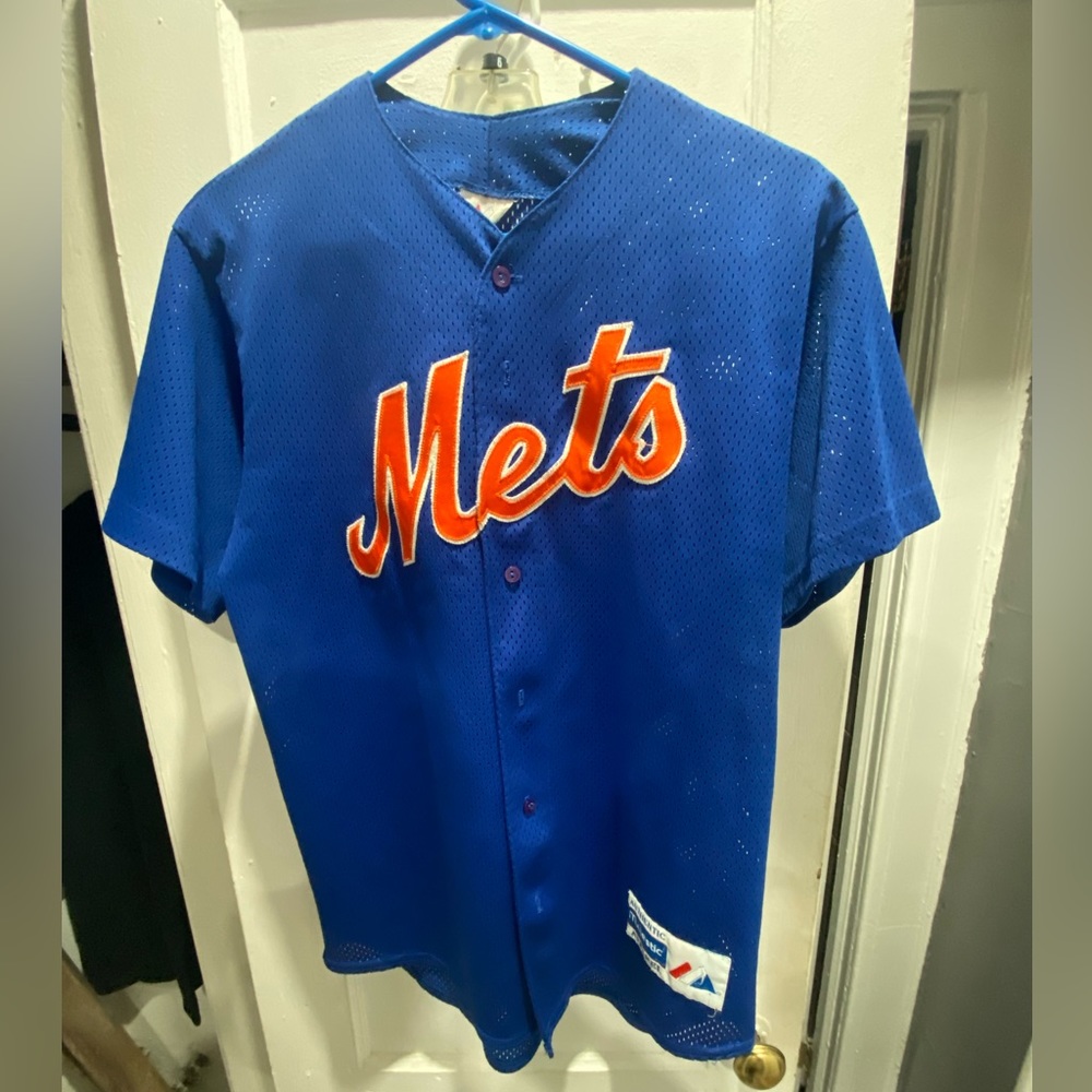 Vintage Majestic NY Mets Vendor Jersey